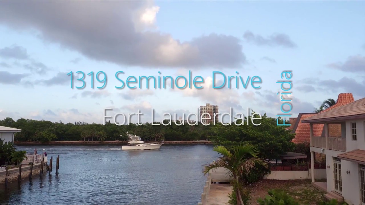 JUST LISTED Coral Ridge 1319 Seminole Drive Modern Waterfront