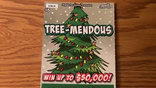 My First Scratch Ticket Video! $5 TREE-MENDOUS 🎄 Iowa Lottery Scratch Ticket