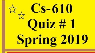 Cs610 Quiz #1 Spring 2019 screenshot 4