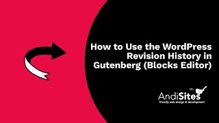 How to Use the WordPress Revision History in Gutenberg (Blocks Editor)