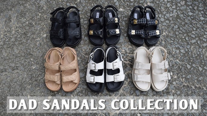 how to style dad sandals + chanel dupes 