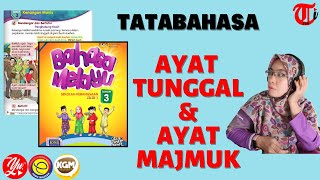BAHASA MELAYU TAHUN 3-AYAT TUNGGAL DAN AYAT MAJMUK