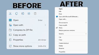 How to Get the Old Right Click Context Menu Back in Windows 11