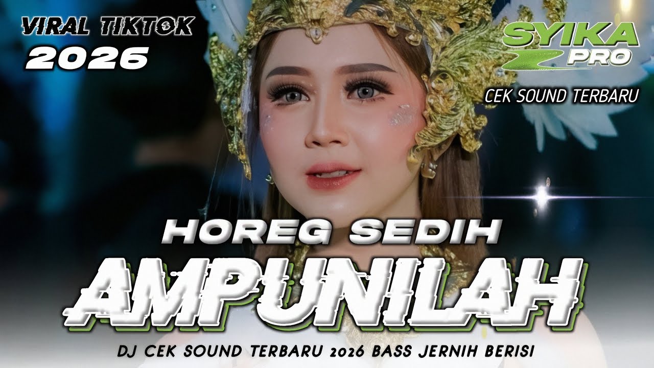 DJ AMPUNILAH VIRAL TIKTOK CEK SOUND DANGDUT FULL BASS HOREG JERNIH | DJ AKU MENJERIT (SYIKA PRO)