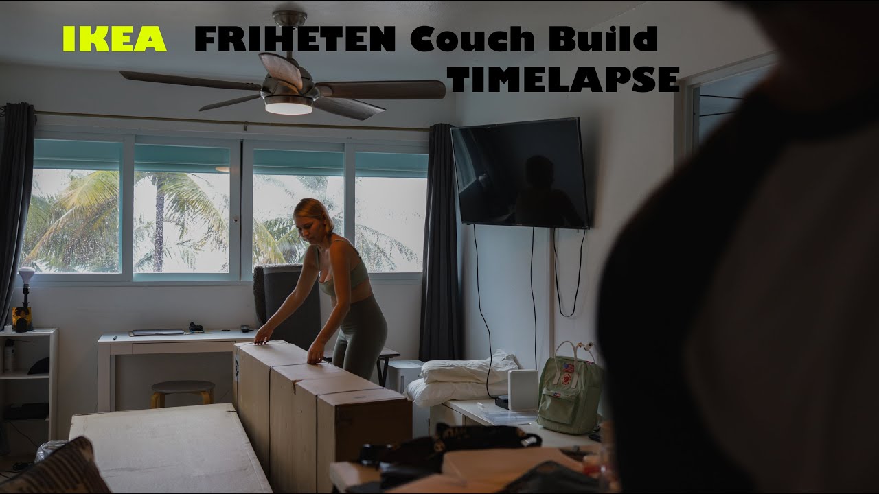 IKEA FRIHETEN Couch Build TIMELAPSE