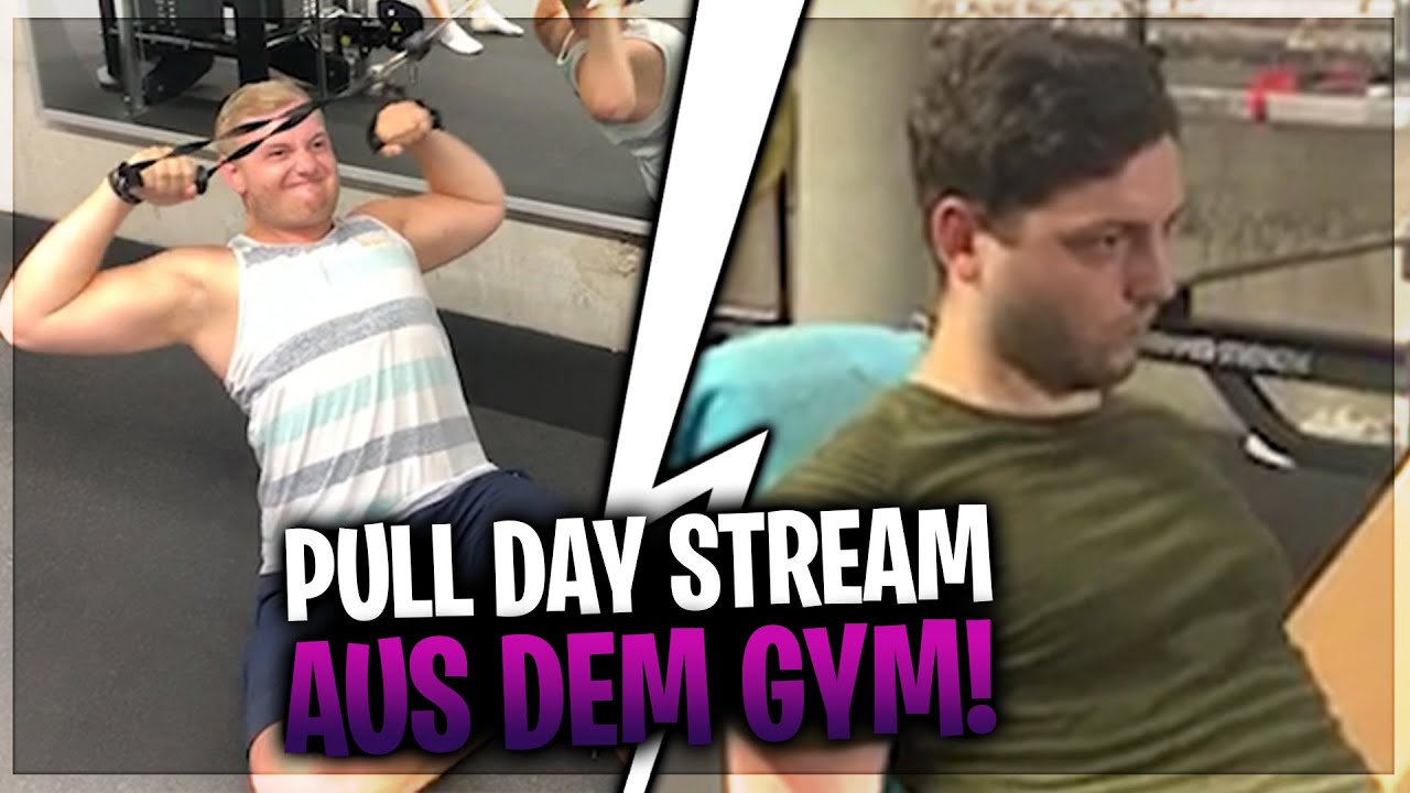 Trymacs TRAINIERT LIVE im GYM!! 😂 Pull Day 💪🏼 | Trymacs Stream Highlights