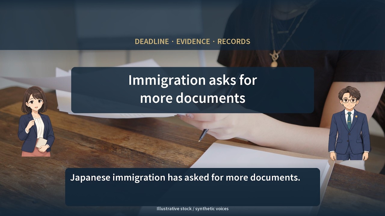 Japanese Immigration Requests More Documents: Three First Steps - YouTube