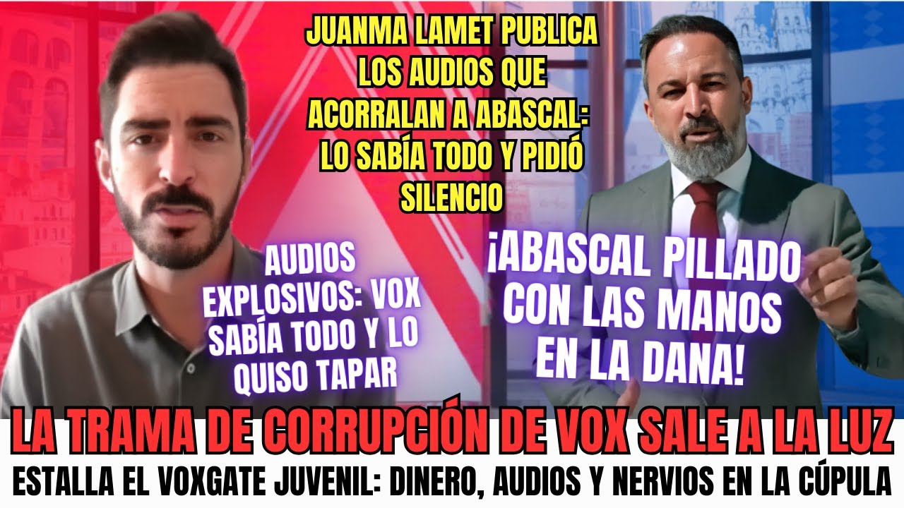 Abascal en el centro de la tormenta los audios que Vox no quería que ...