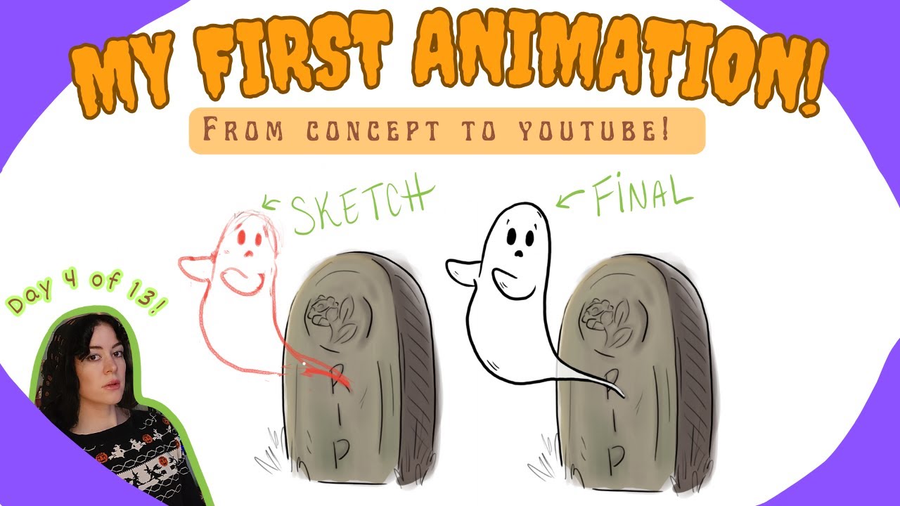 My First 2D Animation Using Only My iPad 🍂 From Concept to Youtube 👻 ...