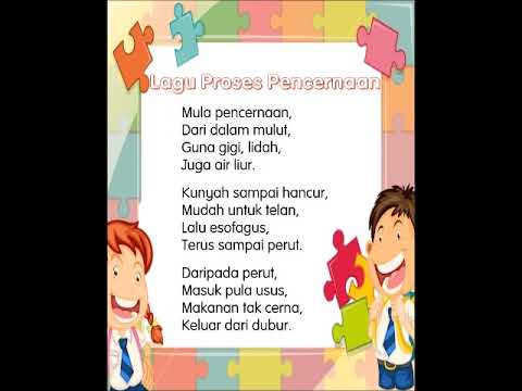 Lagu Proses Pencernaan (Sumber Buku Teks Sains Tahun 3)