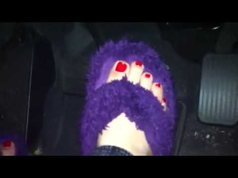 driving in slippers