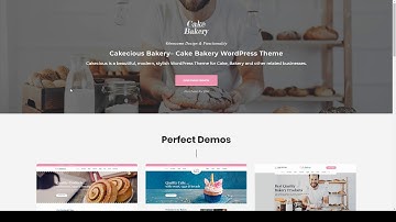 Cakecious - Cake Bakery Food WordPress Theme
