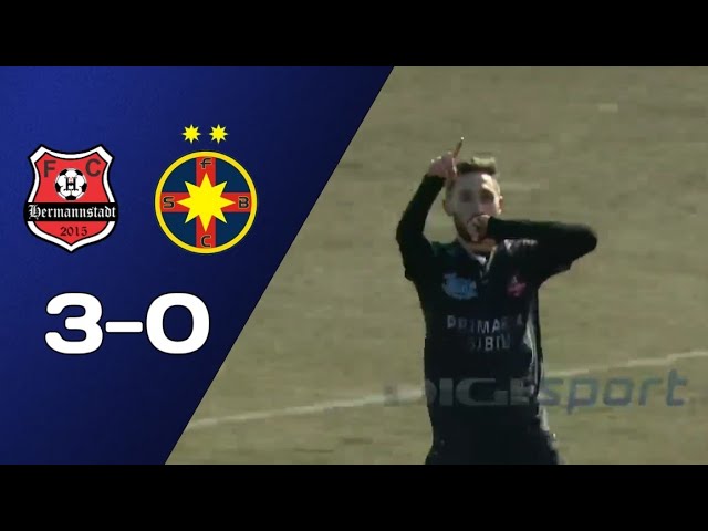 FCSB - FC Hermannstadt 4-3 I 7 goluri, o duzina de ocazii si un Florinel  Coman de senzatie 