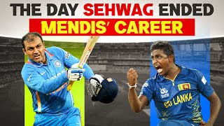 Virender Sehwag vs Ajanta Mendis - The Epic Cricket Battle I Timeless Cricket