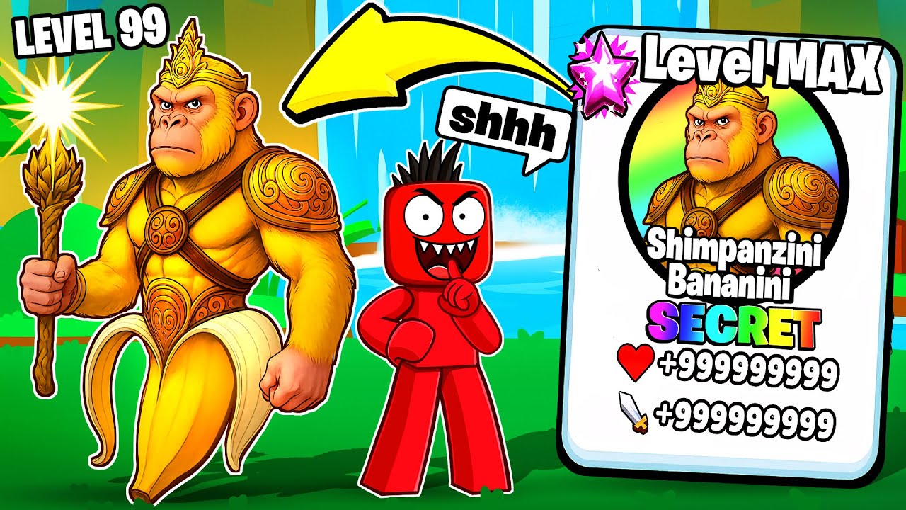 Starting over as a NOOB with NEW MAX LEVEL OP Shimpanzini Bananini Priestini In Brainrot Evolution