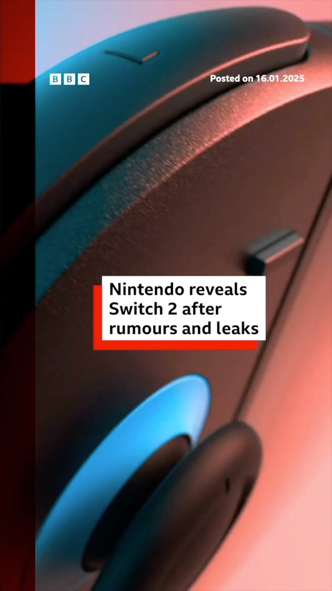Nintendo reveals Switch 2. #Nintendo #Switch2 #BBCNews