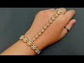 Ring Bracelet Making Easy At Home//Wedding Jewelry//Handmade// Useful & Easy