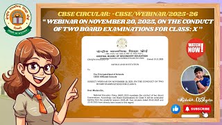 𝐂𝐁𝐒𝐄 𝐀𝐥𝐞𝐫𝐭! 𝐌𝐚𝐧𝐝𝐚𝐭𝐨𝐫𝐲 𝐖𝐞𝐛𝐢𝐧𝐚𝐫 𝐨𝐧 𝐍𝐞𝐰 𝐓𝐰𝐨-𝐄𝐱𝐚𝐦 𝐒𝐲𝐬𝐭𝐞𝐦 (𝐍𝐨𝐯 𝟐𝟎, 𝟐𝟎𝟐𝟓)