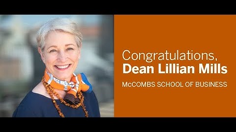 Lil Mills Appointed Dean of Texas McCombs | McCombs School of Business