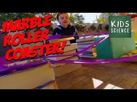 How To Make A Marble Roller Coaster (for kids!)