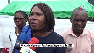 Rtn - Gabon Enseignement Sup Assemblée Générale Du Snec