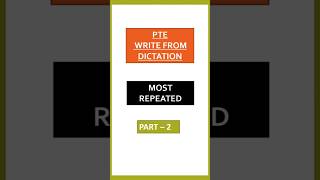 PTE WFD Most Repeated April 2026 🔥✅| Part 2 #pte2026 #wfd #pteprediction