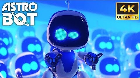 Astro Bot All Cutscenes (Game Movie) 4k