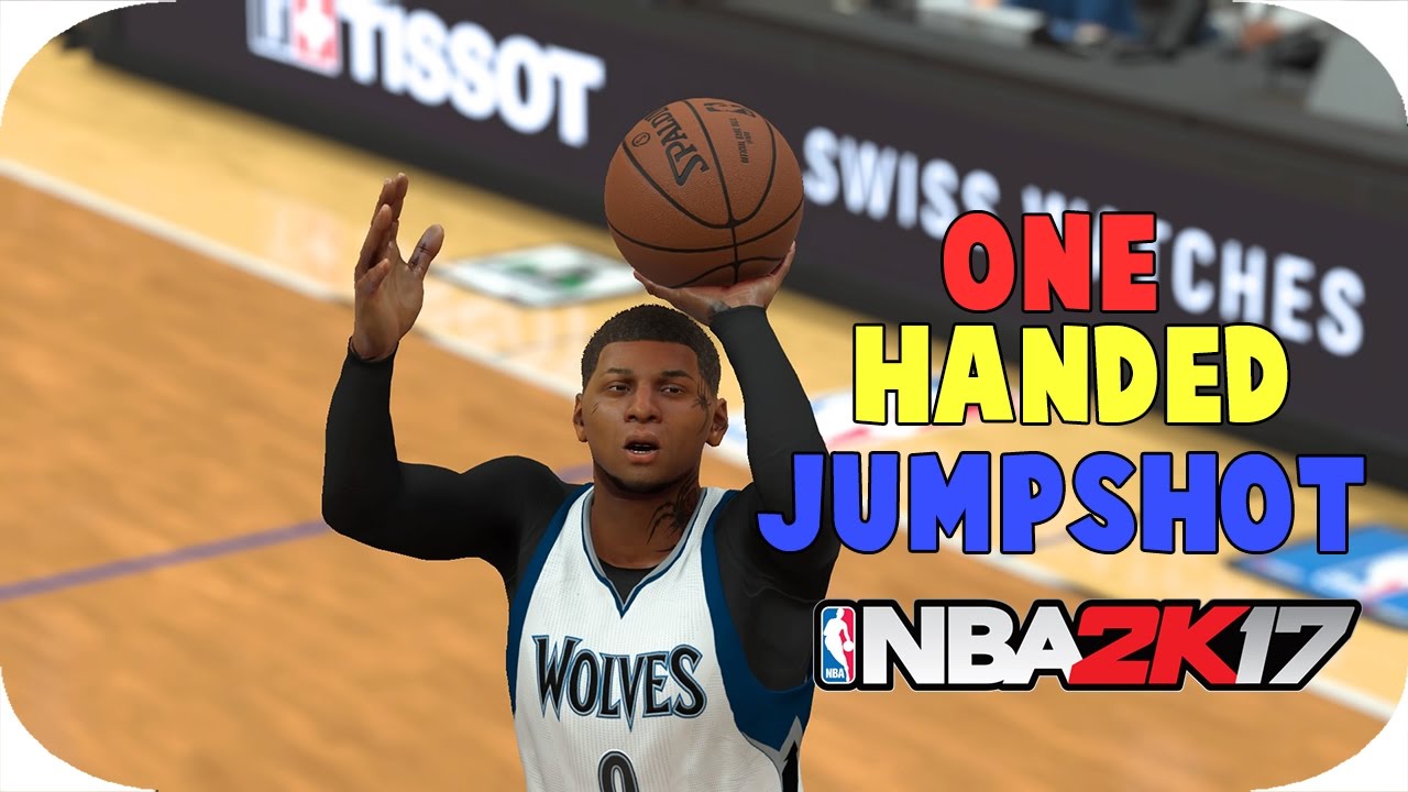 HOW TO GET THE ONE HAND JUMPSHOT IN NBA2K17 - YouTube