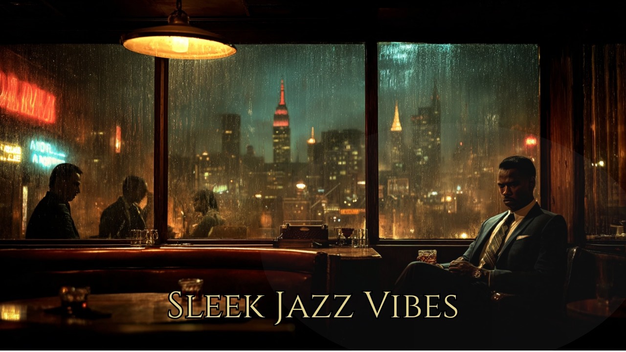 Midnight Manhattan Reverie｜Дождливый неоновый джаз для глубокой концентрации