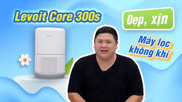 Máy lọc không khí đẹp xịn, lựa được nhiều loại lõi lọc: Levoit Core 300S