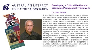 Developing a Critical Multimodal Literacies Pedagogical Framework | 2022 Literature Symposium