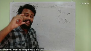 Phy | Gravitation | Lec 6 | Intensity along the axis of a Disc | JEE/NEET/CET/HSC/class 11