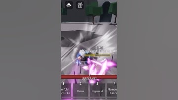 Random moveset combo #strongestbattleground#shorts