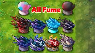 PvZ Fusion 3.6 Challenge - All Fume Shroom Plant