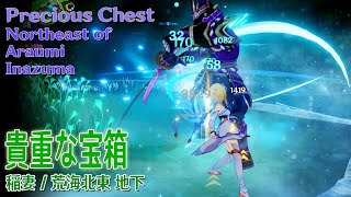 原神】貴重な宝箱と石板/稲妻/荒海 北東地下 [Precious Chest,Old