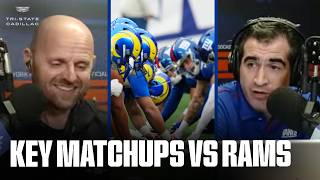 Key Matchups vs. Rams | Big Blue Kickoff Live | New York Giants