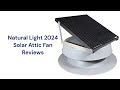Hvacrepairguy 2024 natural light brand solar attic fan reviews
