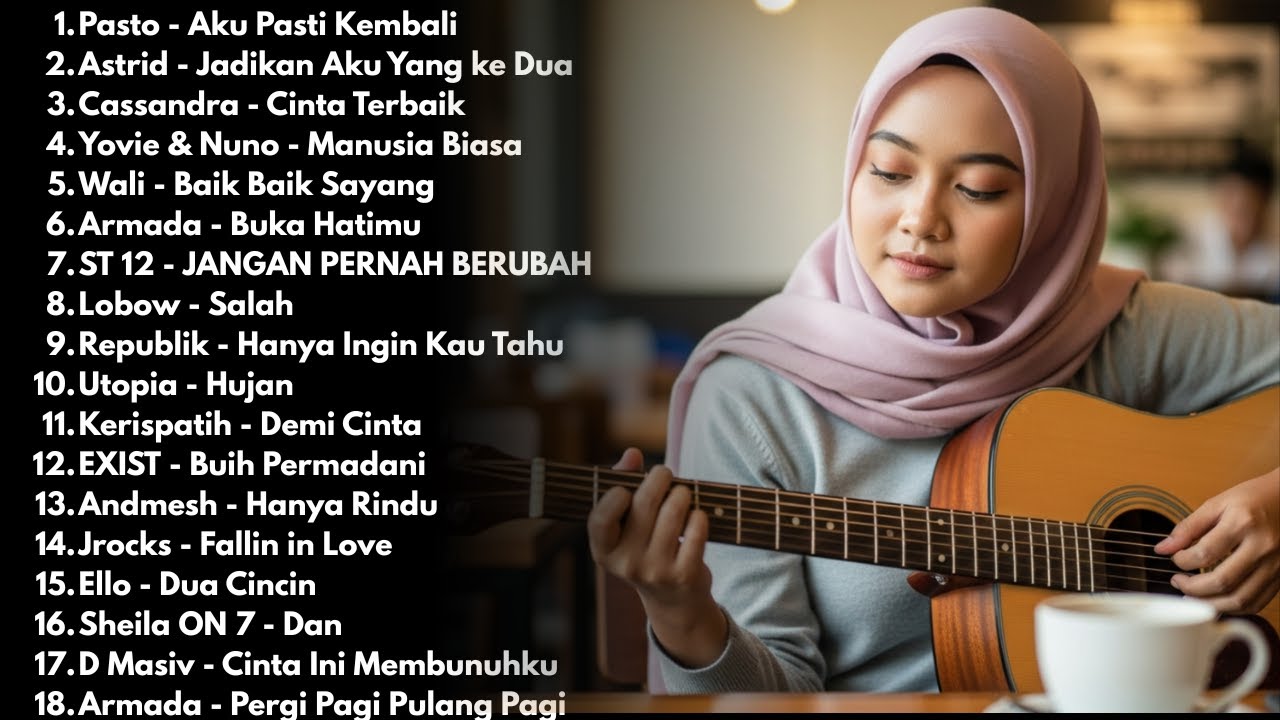 PLAYLIST AKUSTIK LAGU POP INDONESIA 2000-AN TERBAIK & HITS | Playlist Full Album TANPA IKLAN
