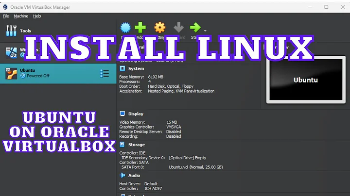 How to install Linux on Virtual Machine