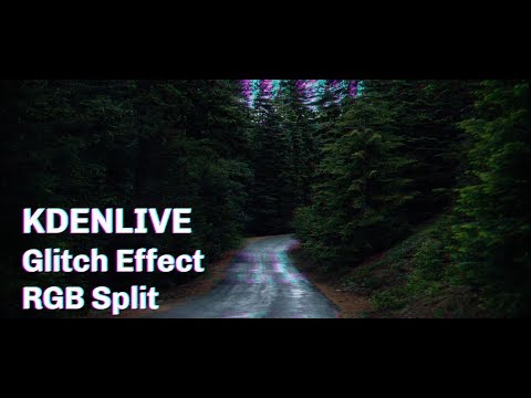 Kdenlive Tutorial - Glitch Effect and RGB Split