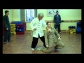 Урок в школе китайских боевых искусств. Кунг фу.功夫