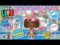 Toca Life world | Theme park worker Daily Routine!? #3
