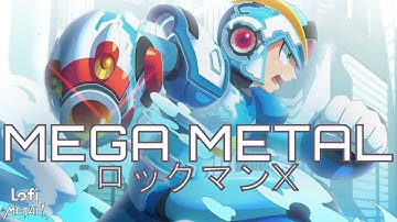 🎸 MEGA MAN X // Lofi Metal Tribute | Instrumental OST Reimagined 🎮⚡
