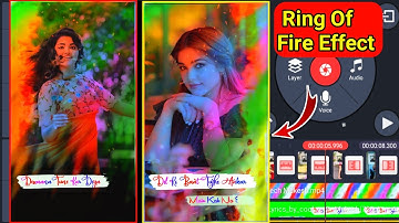 Ring of Fire Transition Effect video | How to create Trending WhatsApp status video in kinemaster |