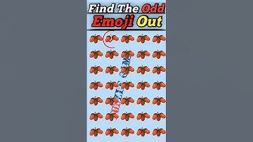 Find The Odd Emoji  | Memory Test Challenge 🤯|| part 11 || #shorts #emojichallenge