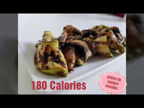recette-🥒courgettes-et-champignons-de-paris-grillées-180-calories-plaisir-de-maigrir.-mushrooms