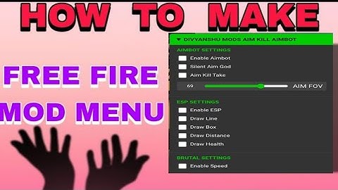 How to make free fire Mod menu || Free fire Leak।FF & FF Max in AIDE Pro