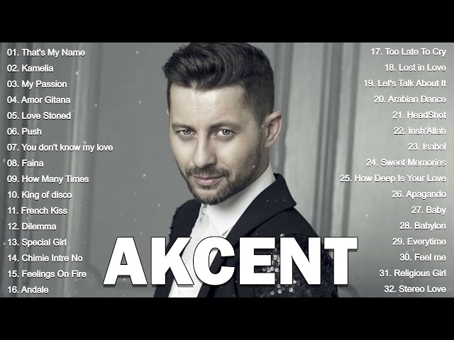 AKCENT ALL HITS SONGS   Akcent Playlist 2022 class=