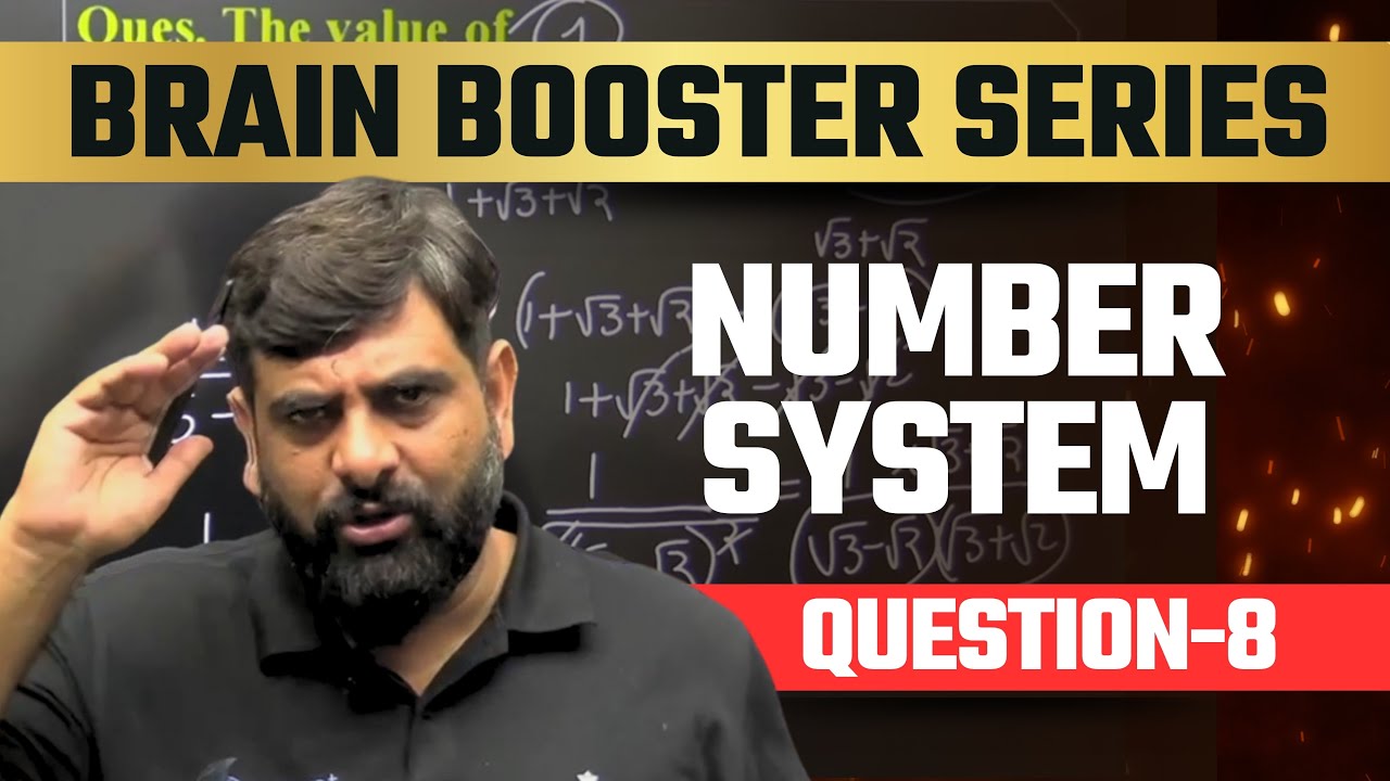 Crack IIT with Brain Booster Series 🧠⚡️ || Number System- Question-8 || By Amit Sir