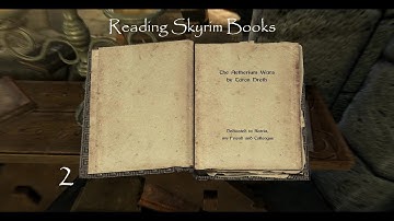 Reading Books in Skyrim: The Aetherium Wars
